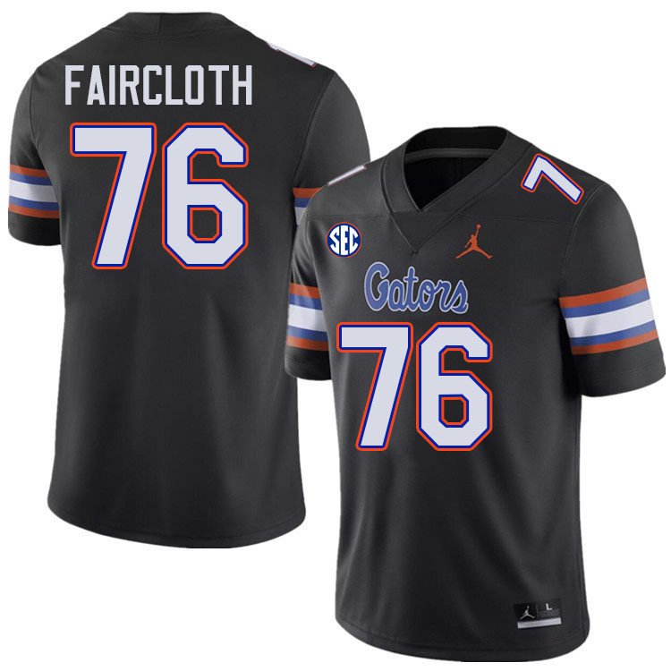Florida Gators #76 Mark Faircloth College Football Jerseys Stitched-Black
